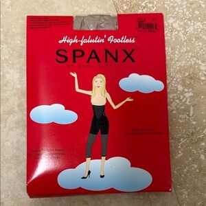 SPANX High-Falutin' Footless Shapewear in Black